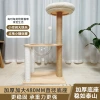 Factory direct sales of solid wood cat climbing frame, space cabin, super large cat bed, cat tree integrated, jute cat grab post, cat climbing frame Specification image